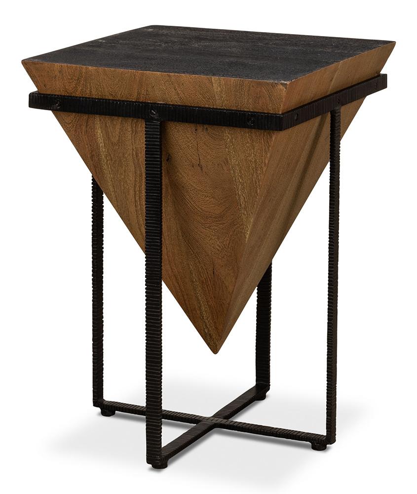 Sarreid Ltd - Hardy Inverted Obelisk Table - 53430 veiw 1