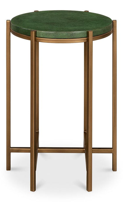 Sarreid Ltd - Hobart Side Table - Green - 40819 veiw 2