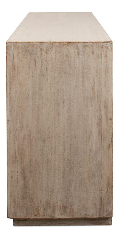Sarreid Ltd - Hollis 4 Door Sideboard,Stone Grey in Grey - 53415-1 view 8