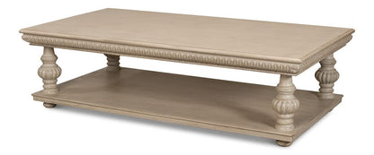 Sarreid Ltd - Hugo Cocktail Table, Stone Grey in Grey - 53581-1 view 1