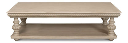 Sarreid Ltd - Hugo Cocktail Table, Stone Grey in Grey - 53581-1 view 2