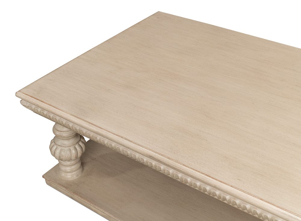 Sarreid Ltd - Hugo Cocktail Table, Stone Grey in Grey - 53581-1 view 5