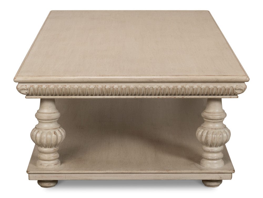 Sarreid Ltd - Hugo Cocktail Table, Stone Grey in Grey - 53581-1 view 7