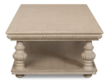 Sarreid Ltd - Hugo Cocktail Table, Stone Grey in Grey - 53581-1 view 7