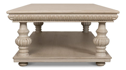 Sarreid Ltd - Hugo Cocktail Table, Stone Grey in Grey - 53581-1 view 9