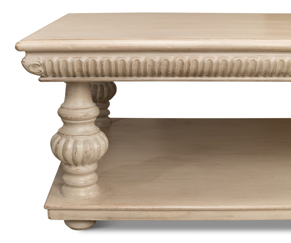 Sarreid Ltd - Hugo Cocktail Table, Stone Grey in Grey - 53581-1 view 10