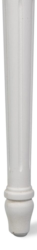 Sarreid Ltd - Hugo Oval Side Chair,Cortina White in White - 54178-08W view 11