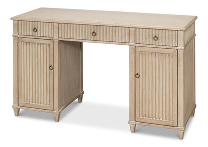 Sarreid Ltd - Inspire Desk, Stone Grey - 53616-1 veiw 1