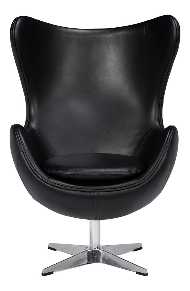 Sarreid Ltd - Jacobean Mid 20th Century Egg Chair,Black - 54079 veiw 2