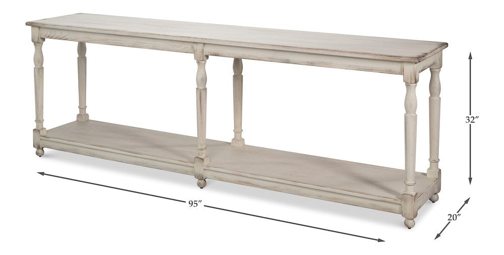 Sarreid Ltd - Jensen Console in Grey - 54317 view 12