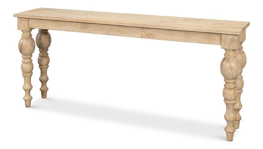 Sarreid Ltd - Jocelyn Console Table - NATURAL - 53663 veiw 1