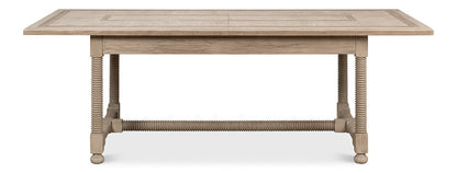 Sarreid Ltd - Jurow Equestrian Dining Table, Barn Grey - 53624-I veiw 2