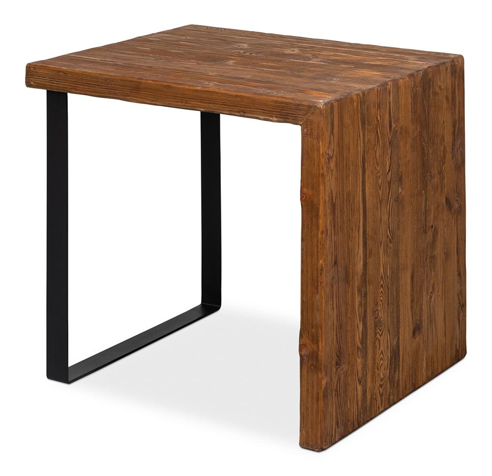 Sarreid Ltd - Kai Edge Side Table - Brown - 53910 veiw 1