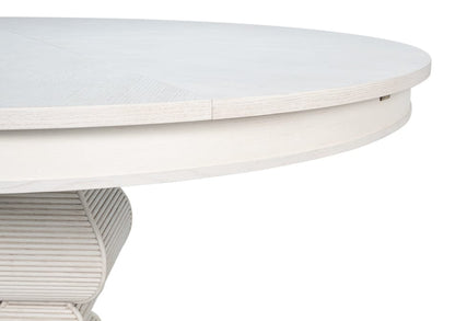 Sarreid Ltd - Kelso Jupe Dining Table,White,Lg in White - 54208-WW view 6