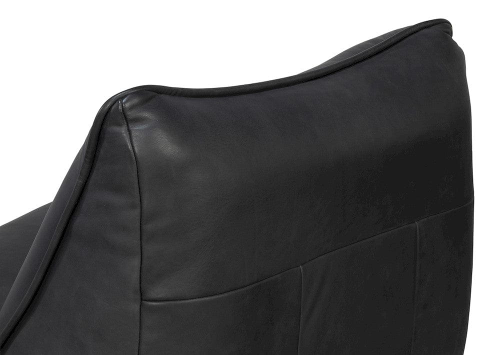Sarreid Ltd - Kennett Swivel Chair,Santoni Black in Black - 54246-SB view 7