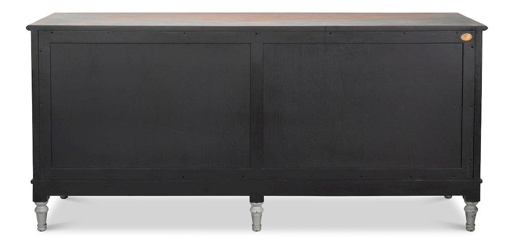 Sarreid Ltd - La Cercle Sideboard in Black - 53996 view 7