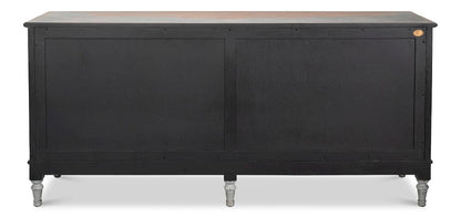 Sarreid Ltd - La Cercle Sideboard in Black - 53996 view 7