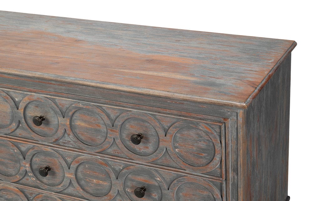 Sarreid Ltd - La Cercle Sideboard in Black - 53996 view 12