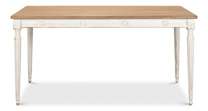 Sarreid Ltd - Ladys Dining Table - White - 40369 veiw 2