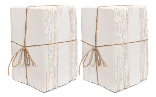 Sarreid Ltd - Ledger White, Set Of 6 - 54074 veiw 1