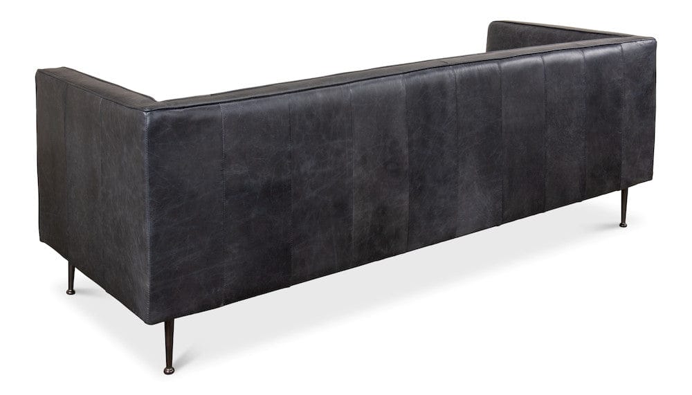 Sarreid Ltd - *Lexington Sofa Nottinghill Grey Leather in Grey - 40926 view 5