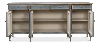 Sarreid Ltd - Lilac Sideboard, Blue Finish in Blue - 52760 view 3