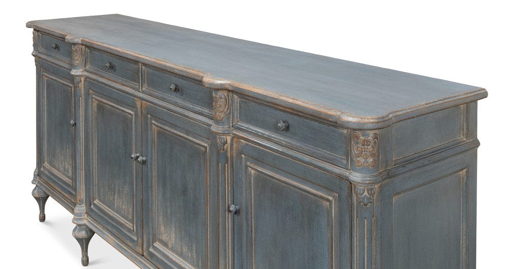 Sarreid Ltd - Lilac Sideboard, Blue Finish in Blue - 52760 view 4