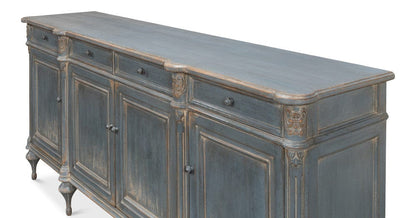 Sarreid Ltd - Lilac Sideboard, Blue Finish in Blue - 52760 view 4