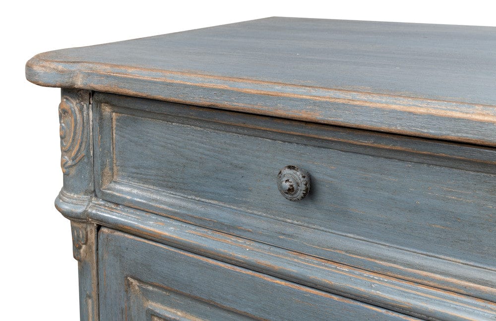 Sarreid Ltd - Lilac Sideboard, Blue Finish in Blue - 52760 view 6