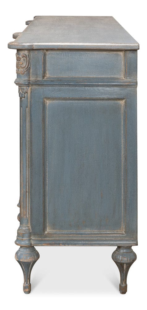 Sarreid Ltd - Lilac Sideboard, Blue Finish in Blue - 52760 view 8