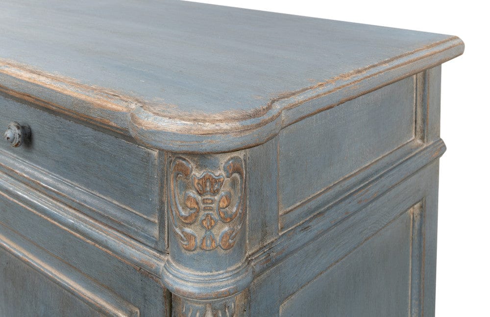 Sarreid Ltd - Lilac Sideboard, Blue Finish in Blue - 52760 view 10
