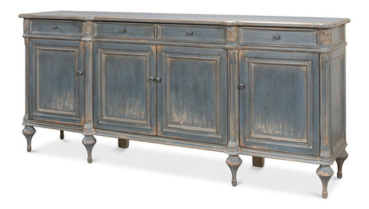 Sarreid Ltd - Lilac Sideboard, Blue Finish - 52760 veiw 1