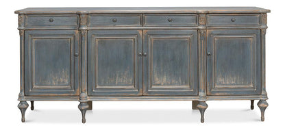 Sarreid Ltd - Lilac Sideboard, Blue Finish - 52760 veiw 2