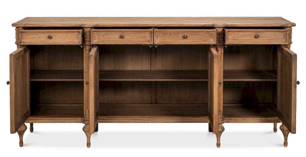 Sarreid Ltd - Lilac Sideboard, Natural Finish in Natural - 52760-N view 3