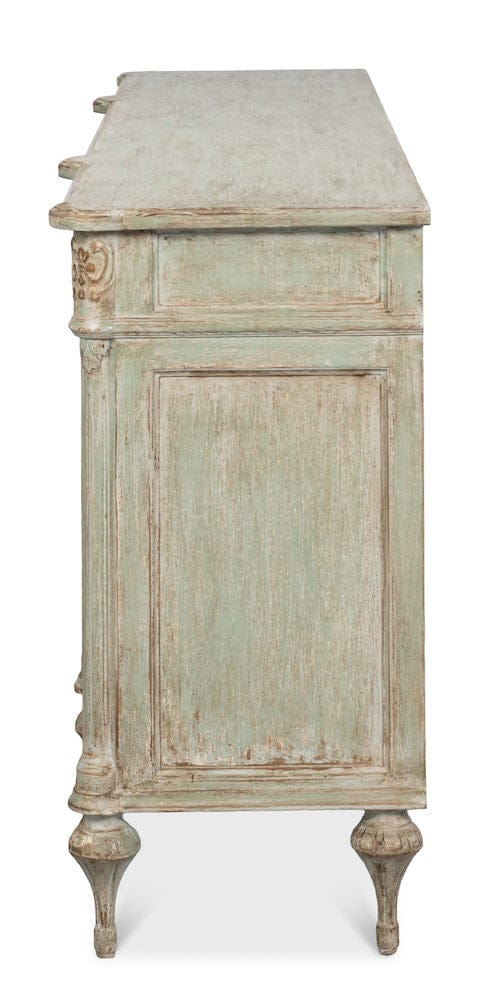 Sarreid Ltd - Lilac Sideboard, Sage Finish in Green - 52760-S view 8