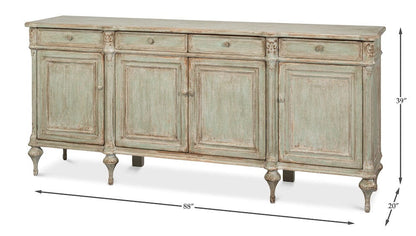 Sarreid Ltd - Lilac Sideboard, Sage Finish in Green - 52760-S view 13