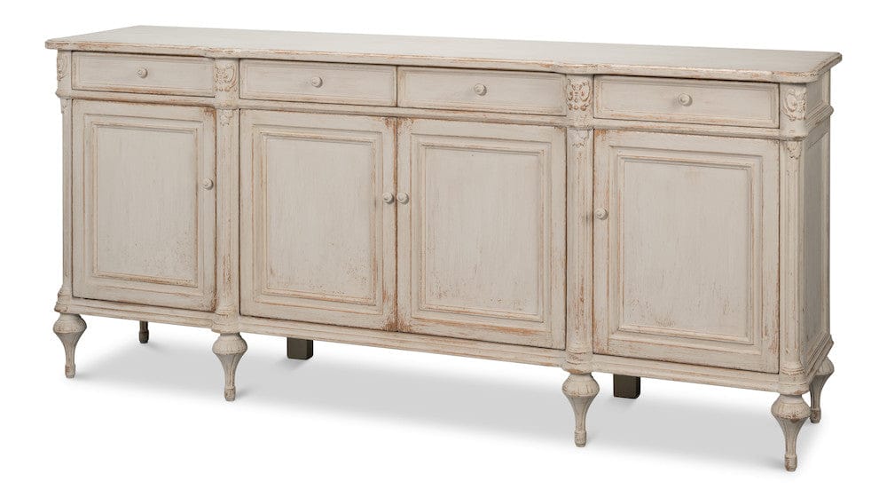 Sarreid Ltd - Lilac Sideboard, White Finish in White - 52760-W view 1