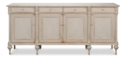 Sarreid Ltd - Lilac Sideboard, White Finish in White - 52760-W view 2