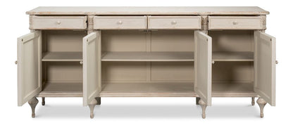 Sarreid Ltd - Lilac Sideboard, White Finish in White - 52760-W view 3