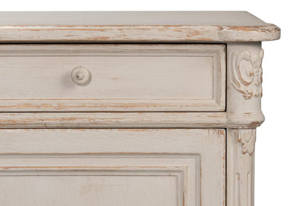 Sarreid Ltd - Lilac Sideboard, White Finish in White - 52760-W view 5