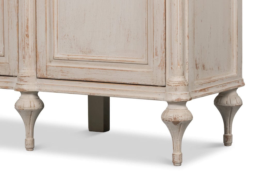 Sarreid Ltd - Lilac Sideboard, White Finish in White - 52760-W view 11