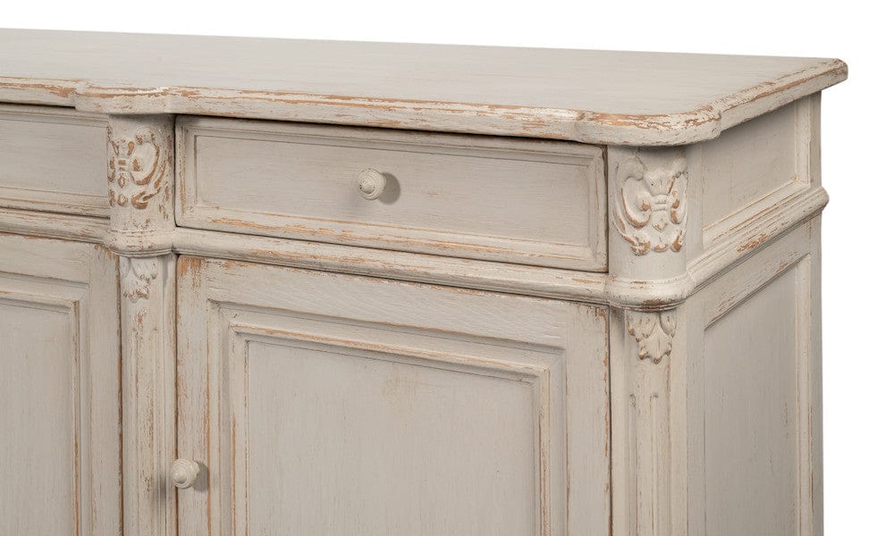 Sarreid Ltd - Lilac Sideboard, White Finish in White - 52760-W view 12