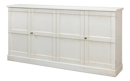 Sarreid Ltd - Lionisio Buffet,75in,Cortina white,Wood Drs - R077-79W veiw 1