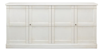Sarreid Ltd - Lionisio Buffet,75in,Cortina white,Wood Drs - R077-79W veiw 2