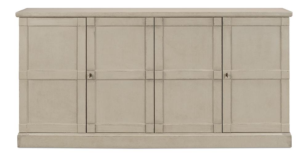 Sarreid Ltd - Lionisio Buffet,75in,Wash Gray,Wood Drs - R077-04W veiw 2