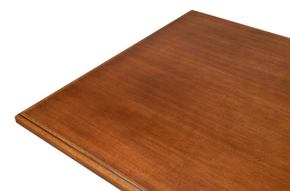 Sarreid Ltd - Lionisio Trestle Table, Noce Antica in Brown - R085-NA view 4