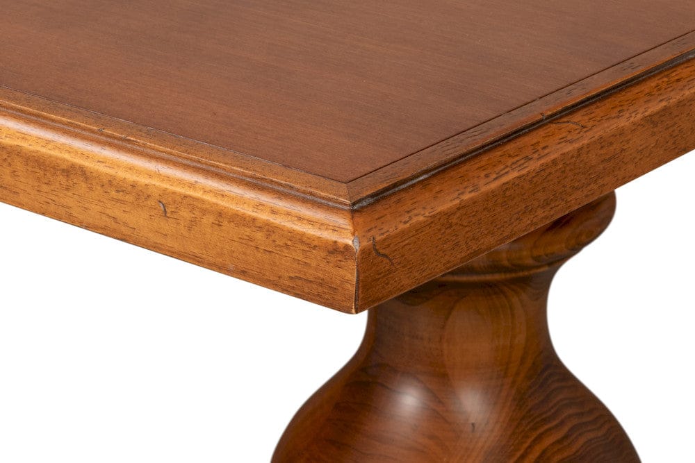 Sarreid Ltd - Lionisio Trestle Table, Noce Antica in Brown - R085-NA view 8