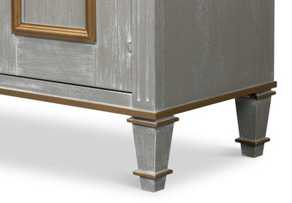 Sarreid Ltd - Louis Xvi Buffet,Carmine Legno in Black - R059-82 view 10