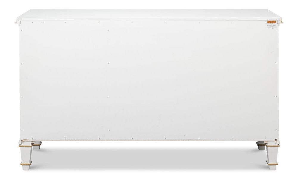 Sarreid Ltd - Louis Xvi Buffet,Cotina White in White - R059-79 view 7