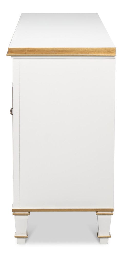 Sarreid Ltd - Louis Xvi Buffet,Cotina White in White - R059-79 view 8